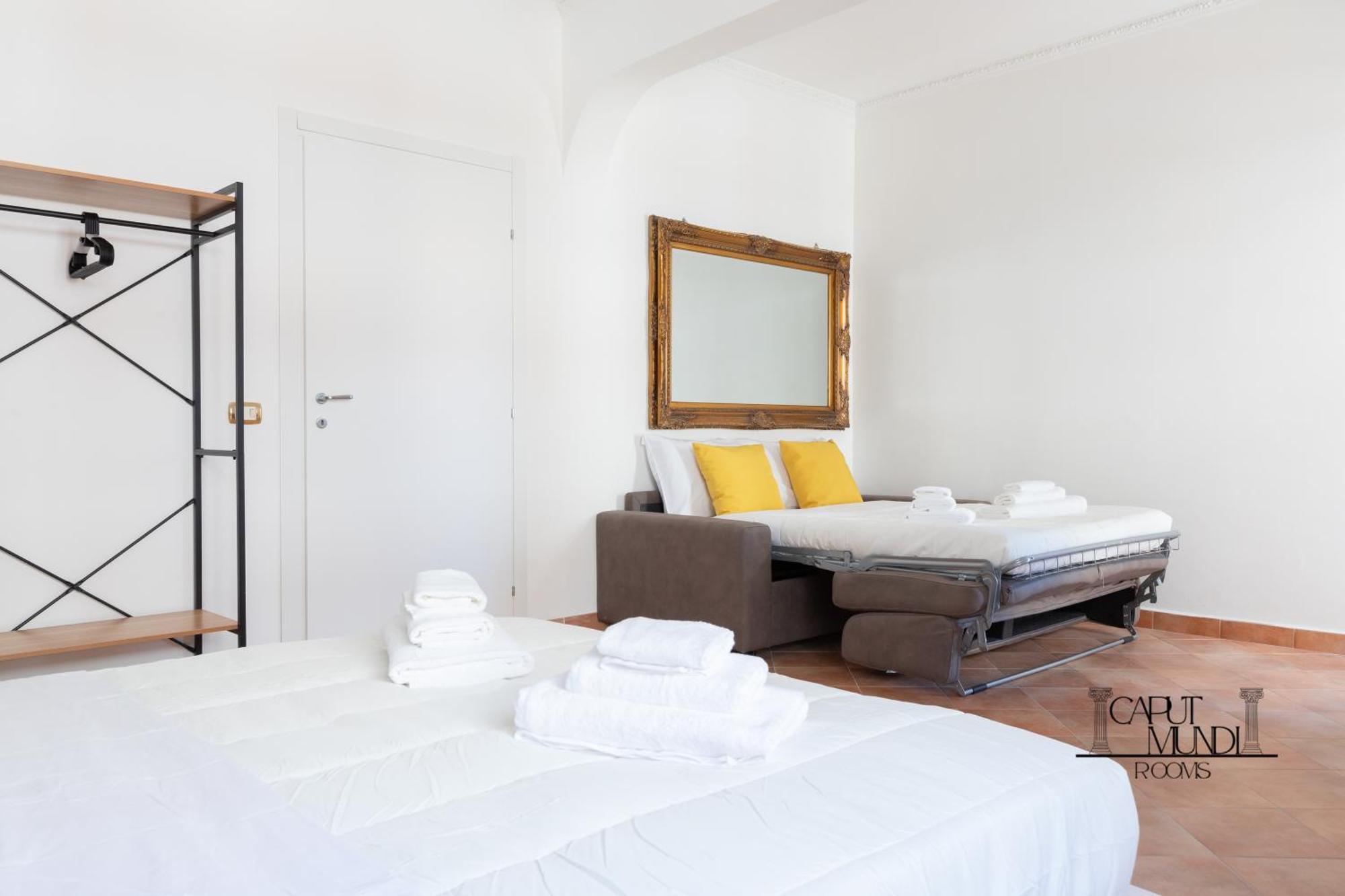 Caput Mundi Rooms - 100Mt To Metro A, Terrace, A-C, 15 Min To Center Roma Exterior foto