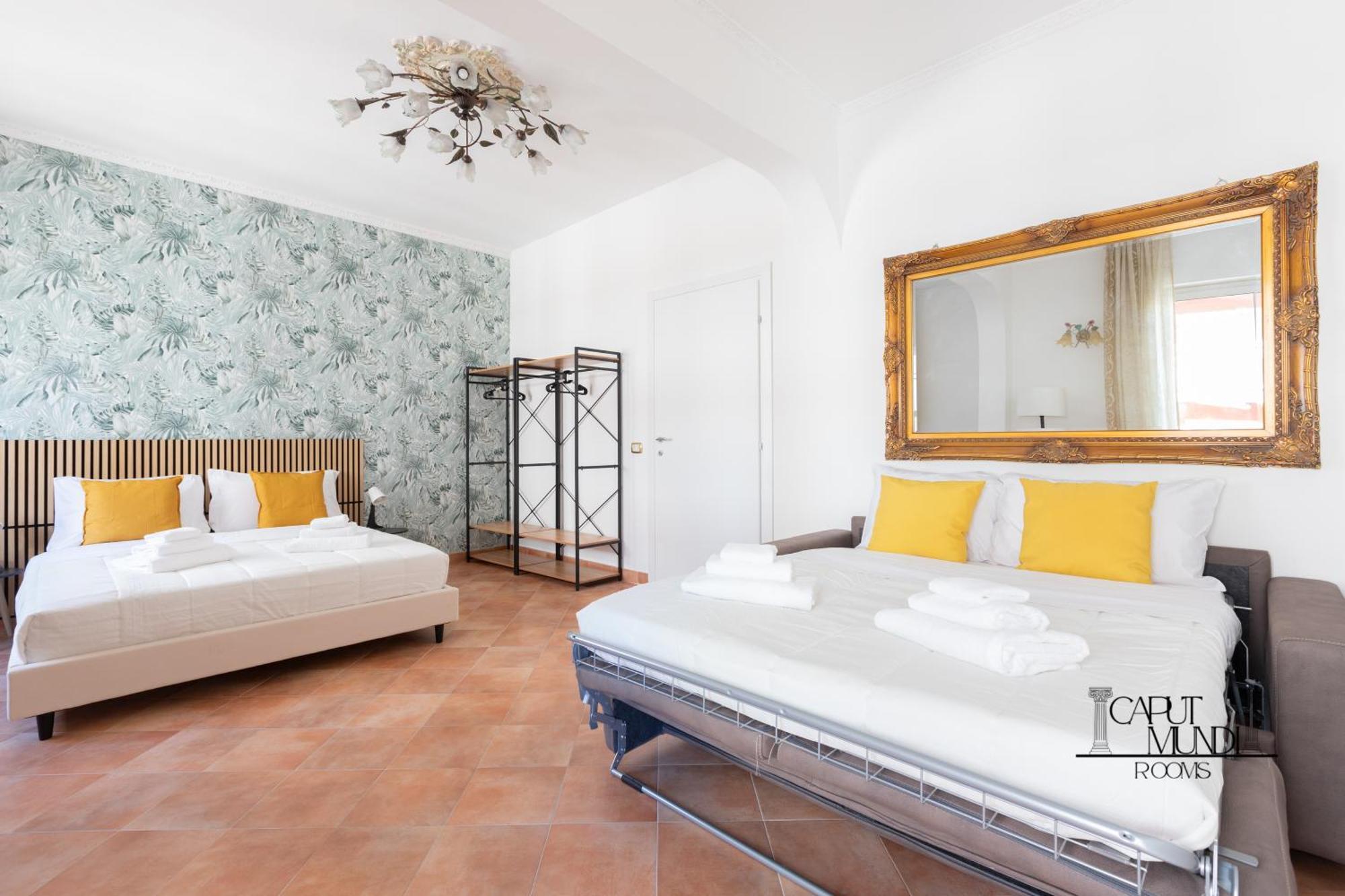 Caput Mundi Rooms - 100Mt To Metro A, Terrace, A-C, 15 Min To Center Roma Exterior foto